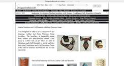 Desktop Screenshot of leatherjewellery.designerleathercraft.co.uk
